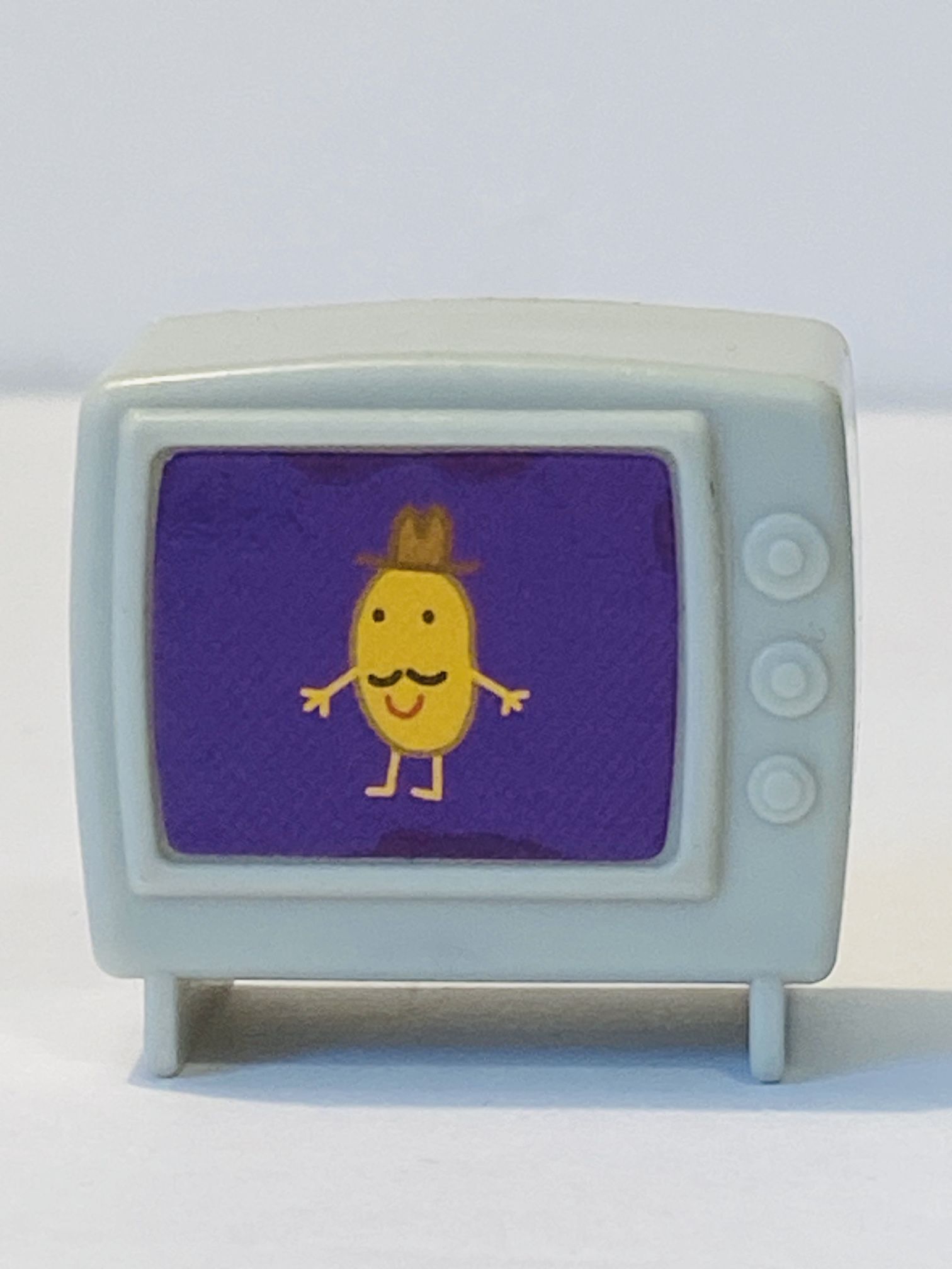 HTF Mr. Potato On TV Toy From Peppa Pig House 2003