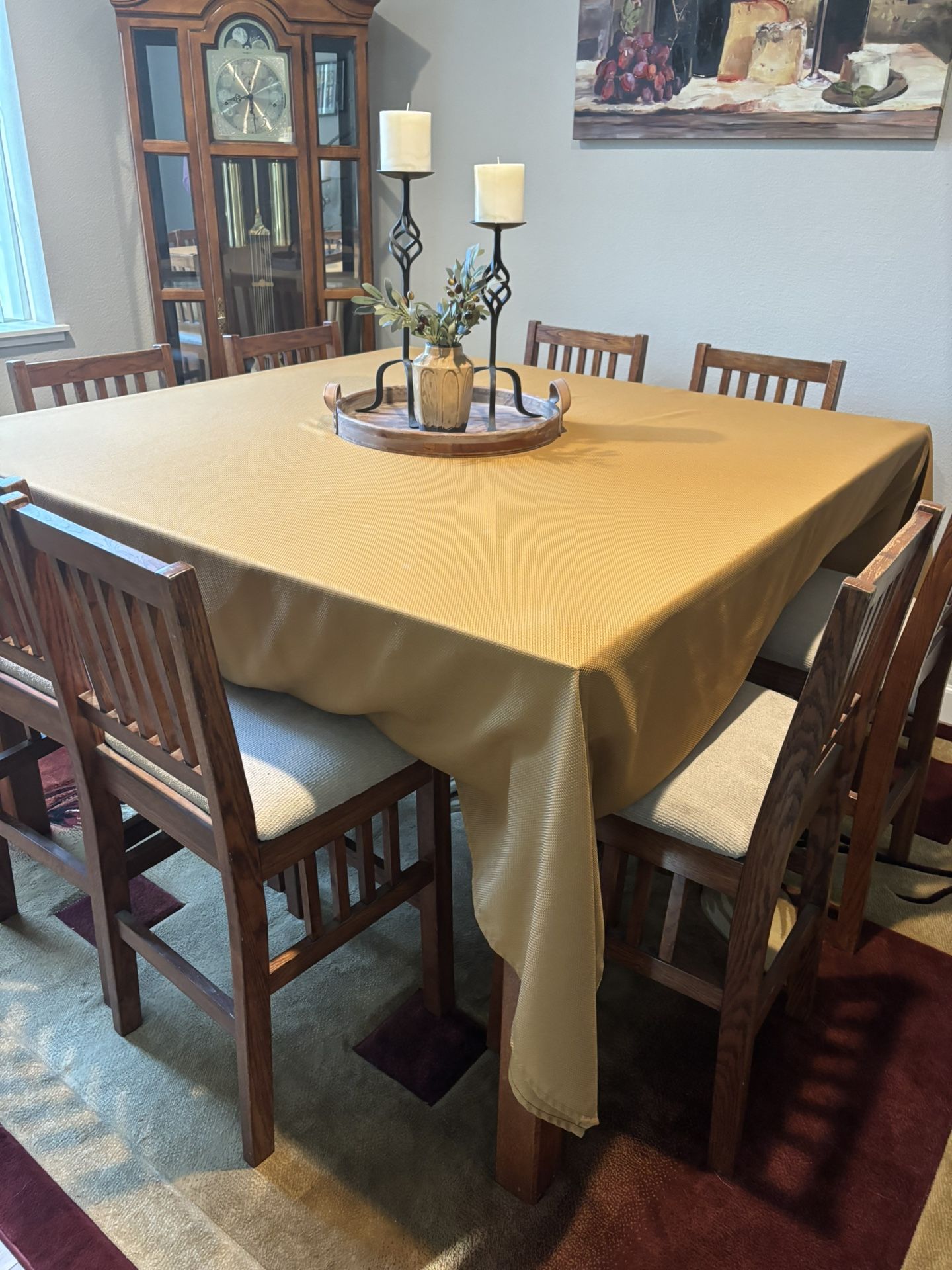 Dining Table And 8 Chairs