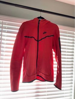 Nike Tech Fleece Full-Zip Hoodie Red