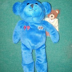 Wayne Gretzky "The Great One" Beanie Baby Bear- Limited Edition- Vintage 1990s- NHL Hockey