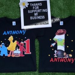 Personalized 1st Birthday Shirts 🥳