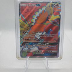 Pokémon Ho-Oh GX Ultra Rare Full Art Holo 131/147 SM-Burning Shadows Card NM