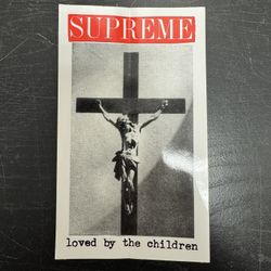 Supreme Loved by the children sticker