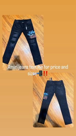 Black Amiri jeans