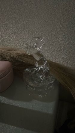 Clear Crystal Glass Figurine