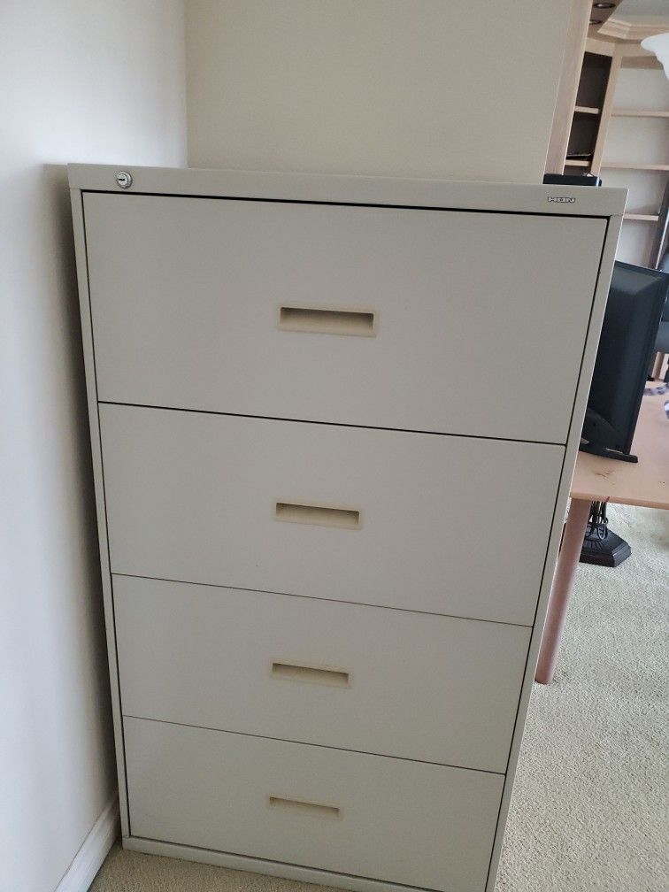 4 Drawer Lateral File Cabinet