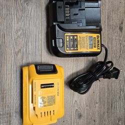 Dewalt Charger And 2.0 Ah Battery 