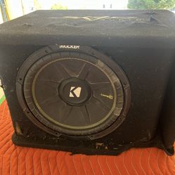 One 12” Kicker with box 