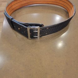 Dutyman Black Leather Duty Belt 34"