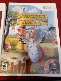 Chicken shoot Wii video game