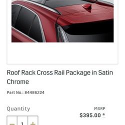 OEM Cadillac Xt5 Roof Rack 