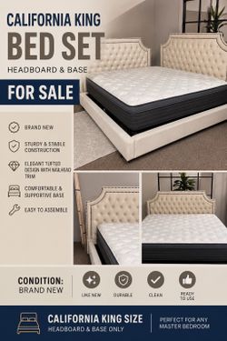 California King Adjustable Bed Frame + Mattress – $600 OBO