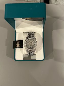 Bibi silver CZ watch