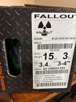 Hammer fallout bowling ball 15 lbs