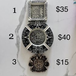 Ceniceros Artesanales Con El Calendario Azteca. 