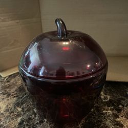 Vintage Anchor Hocking Red Glass