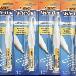 6 Fluid Pack Wite Out Shake 'n Squeeze Correction Pens