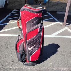 Golf Bag! Golf Clubs! Nike 14 Slot Cart Bag!