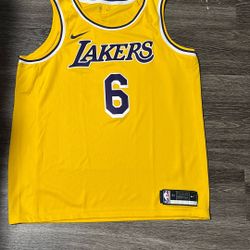 Lebron james laker jersey