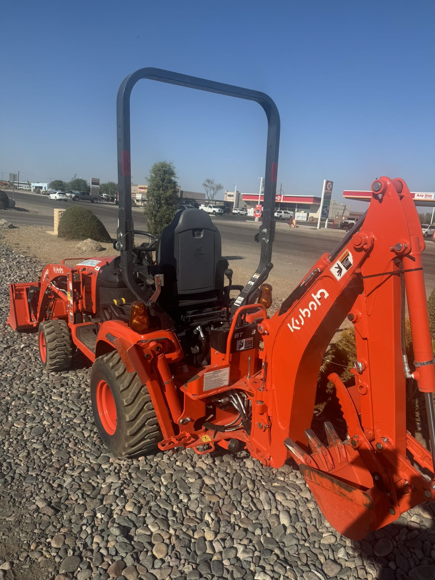 Tractor And Backhoe Work 