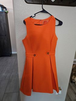 Orange dress