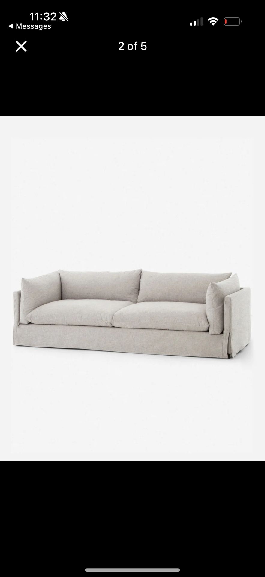 Arlen Slipcover Sofa