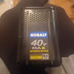 Kobalt 40-Volt Max Extended Run 5.0 Ah Lithium Ion Battery