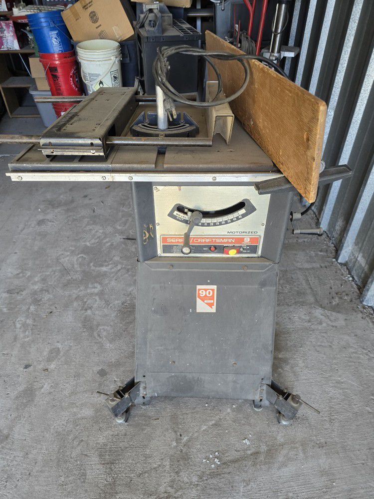 Craftsman Table Saw Made Of Steel. Make Offer 