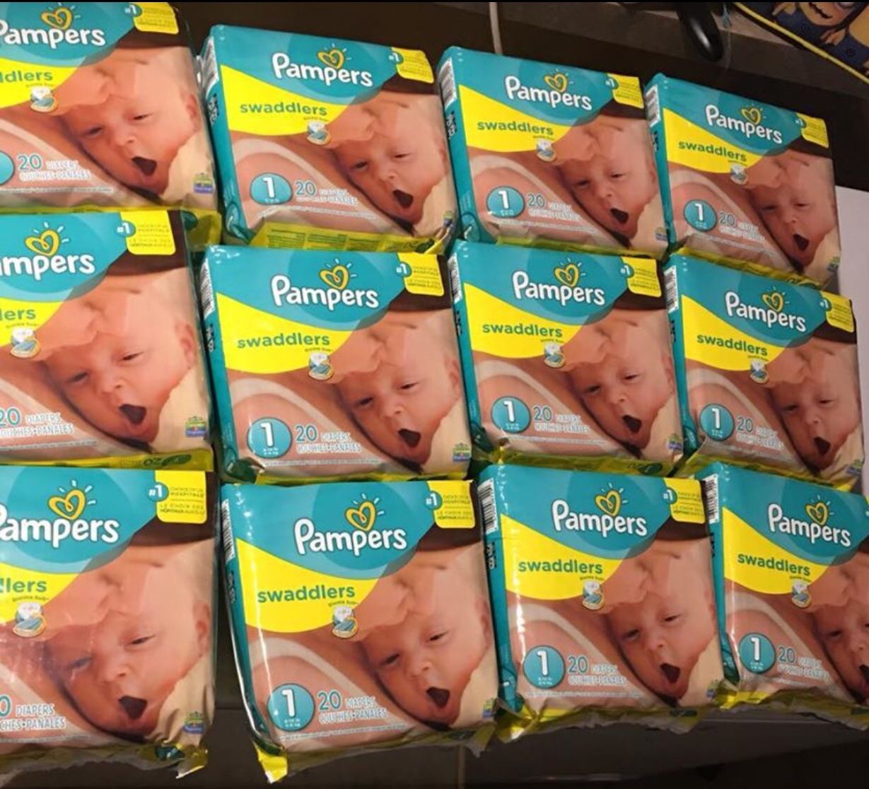 Pampers size 1 diapers