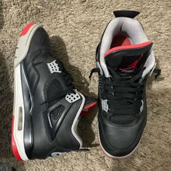 Sz 9.5 Jordan 4s Bred $40 FIRM NO TRADES 