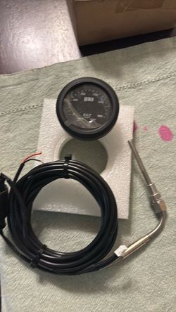New egt* gauge EGT exhaust gas temperature