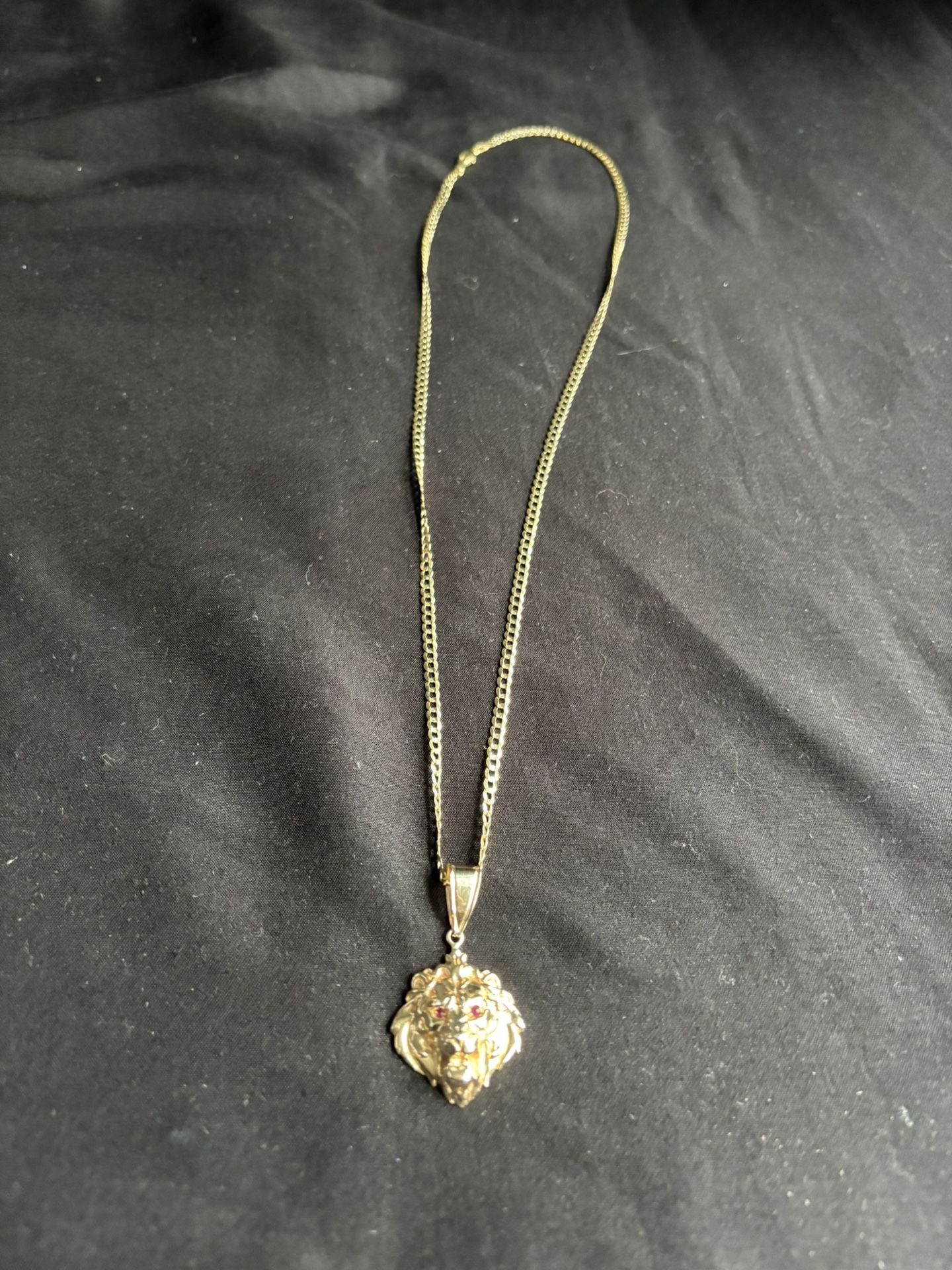 Male Lion Chain 14k