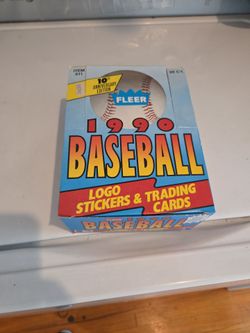 1990 Fleer Baseball Card Box Unopened