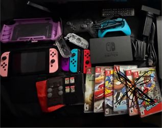 Nintendo Switch Bundle with Games and Accessories