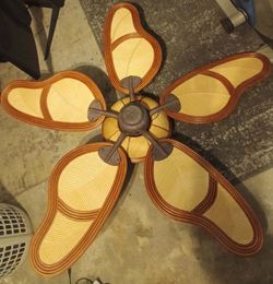 Ceiling fan/leaf shaped blades