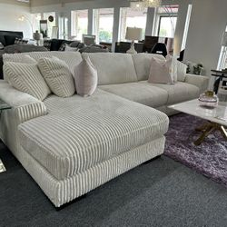 Ivory Comfy Sectional 