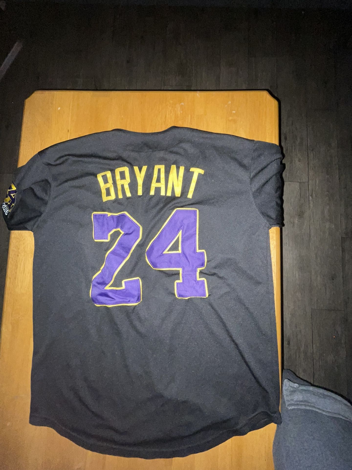 Mamba Forever Kobe Bryant Baseball Jersey