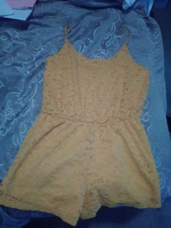 Yellow romper