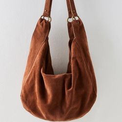 Free People Roma Suede Tote Bag