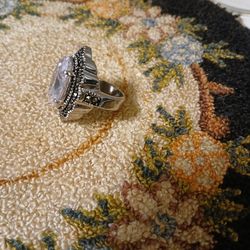 Zirconia Marcasite Ring