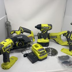 Power Tool Set Charger Included -open To Offers 
