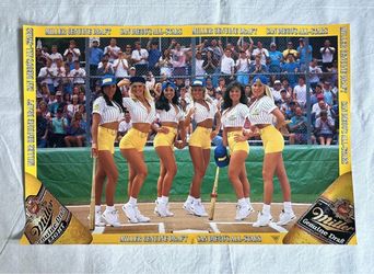 San Diego Padres Baseball Team Cheerleaders Poster