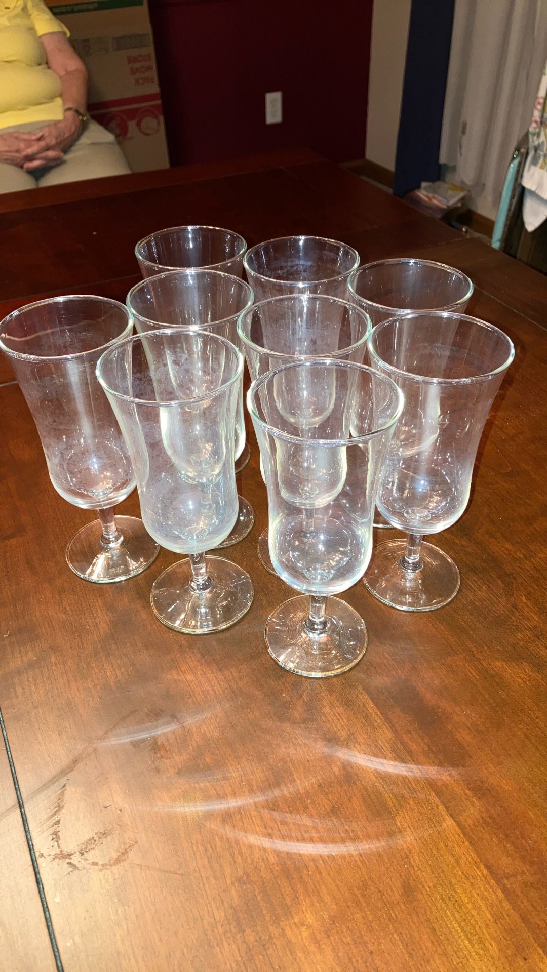 Set of 9 Hurricane Glassware