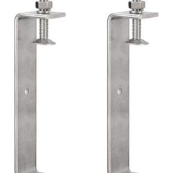  Pack 304 Stainless Steel C Clamps with 130mm/5.12" Stable Wide Jaw Opening Tiger Clamp for Woodworking Welding Construction Household Mount