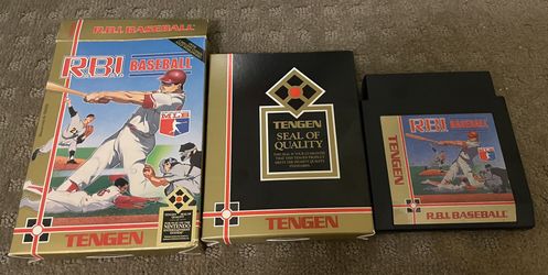 RBI Baseball Nintendo NES Game In Box 
