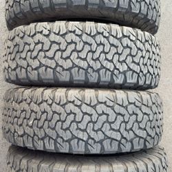 LT 265-75-16  BF Goodrich All-Terrain tires  Ten ply E-Range