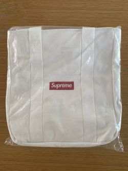 Supreme Canvas Tote White $140