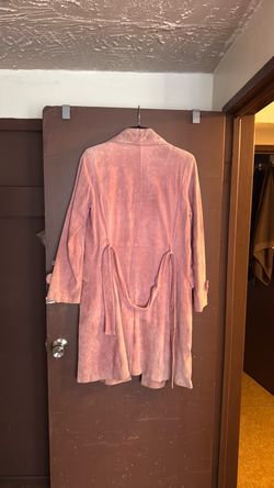 Pink mauve suede jacket