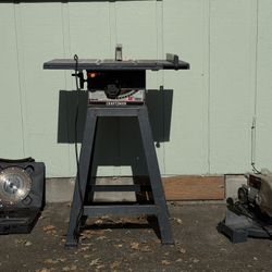 Craftsman 8” Table Saw And 10” Compound miter Saw
