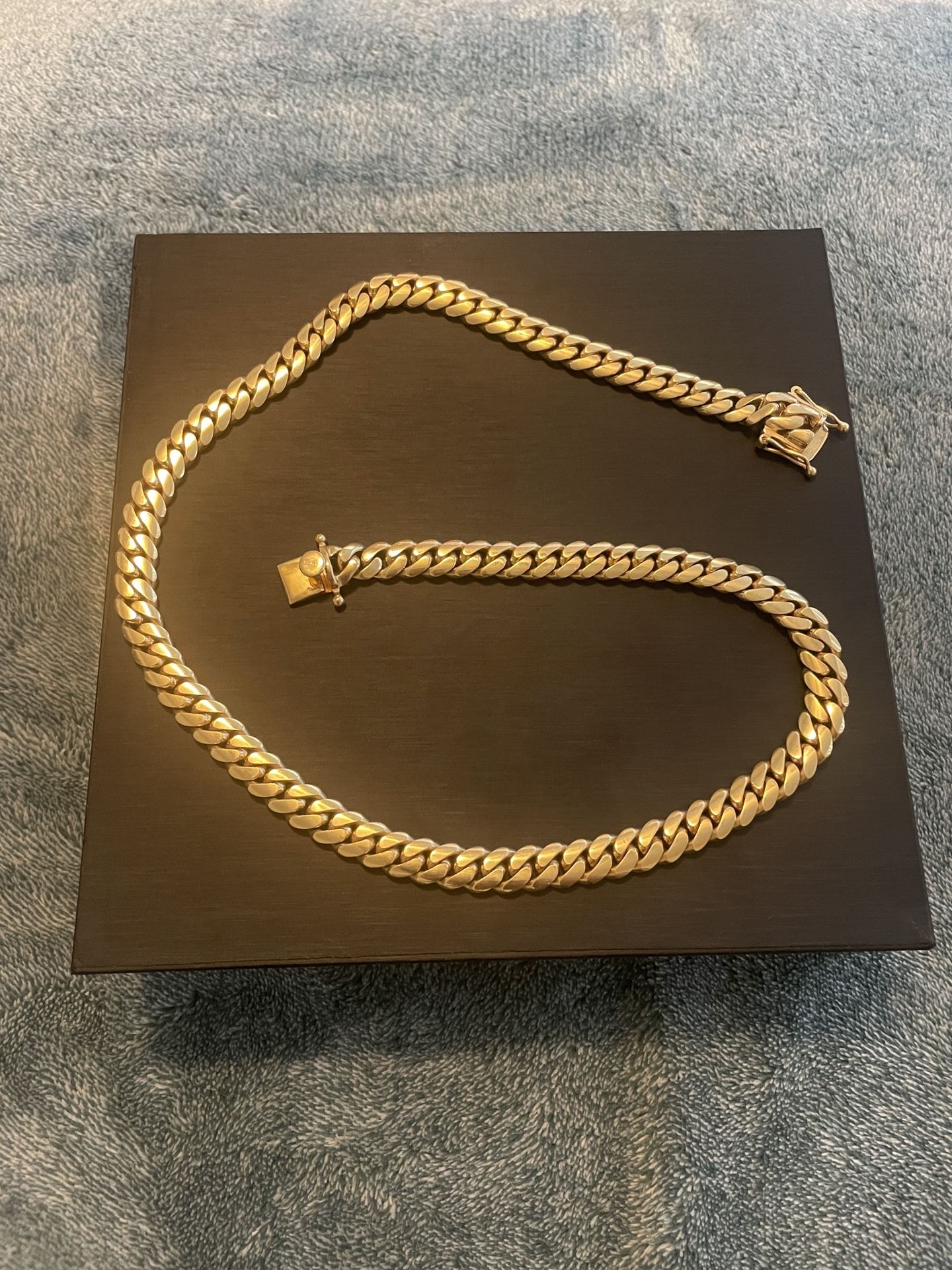 14k Miami Cuban Chain Necklace 